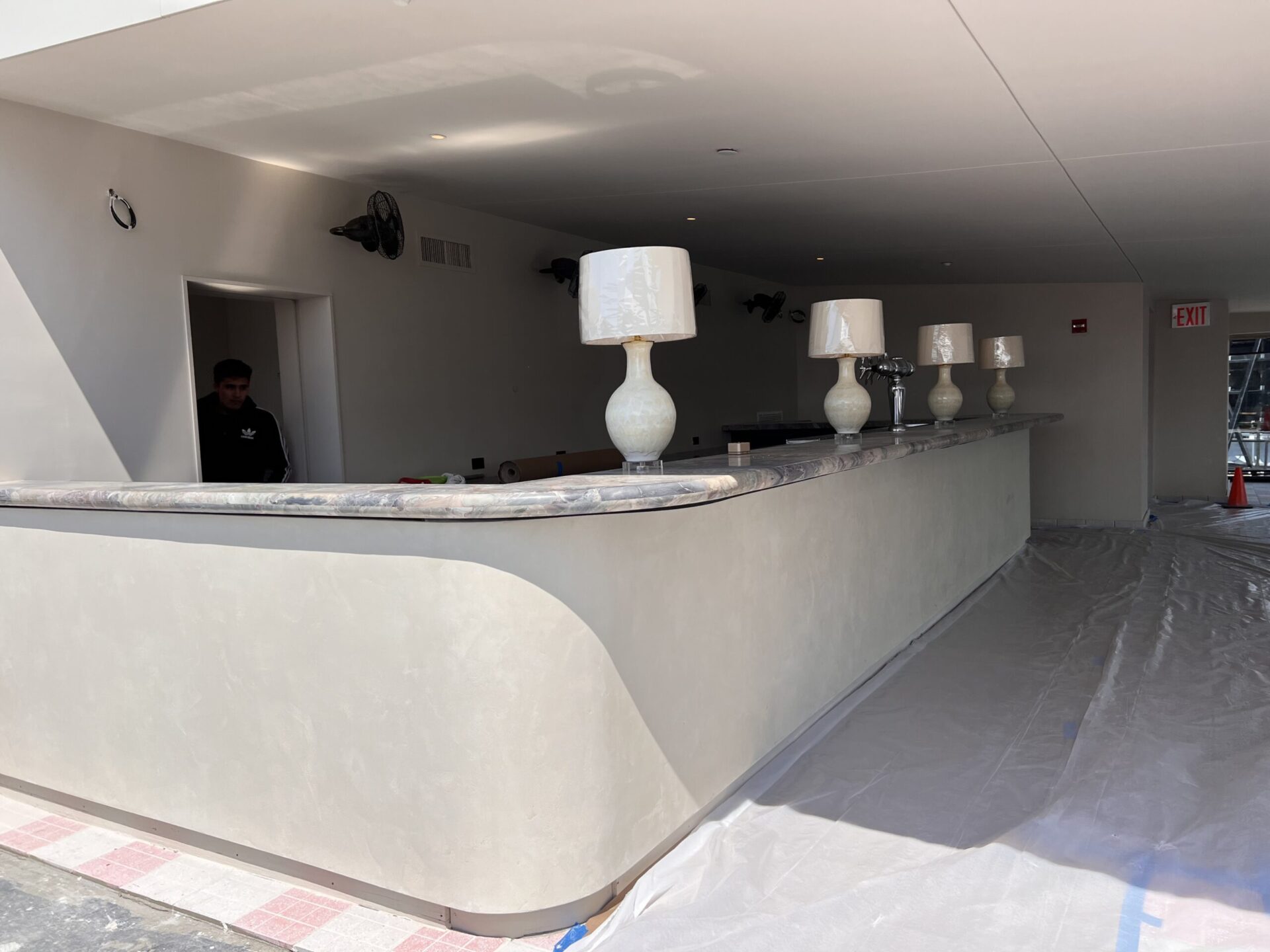 Sleek Bar Counter Redesign